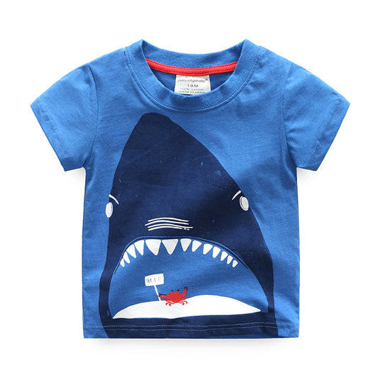 Shark Half-Sleeved Top
