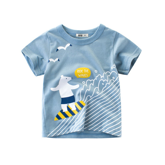 Boy's Summer Bear Shirt